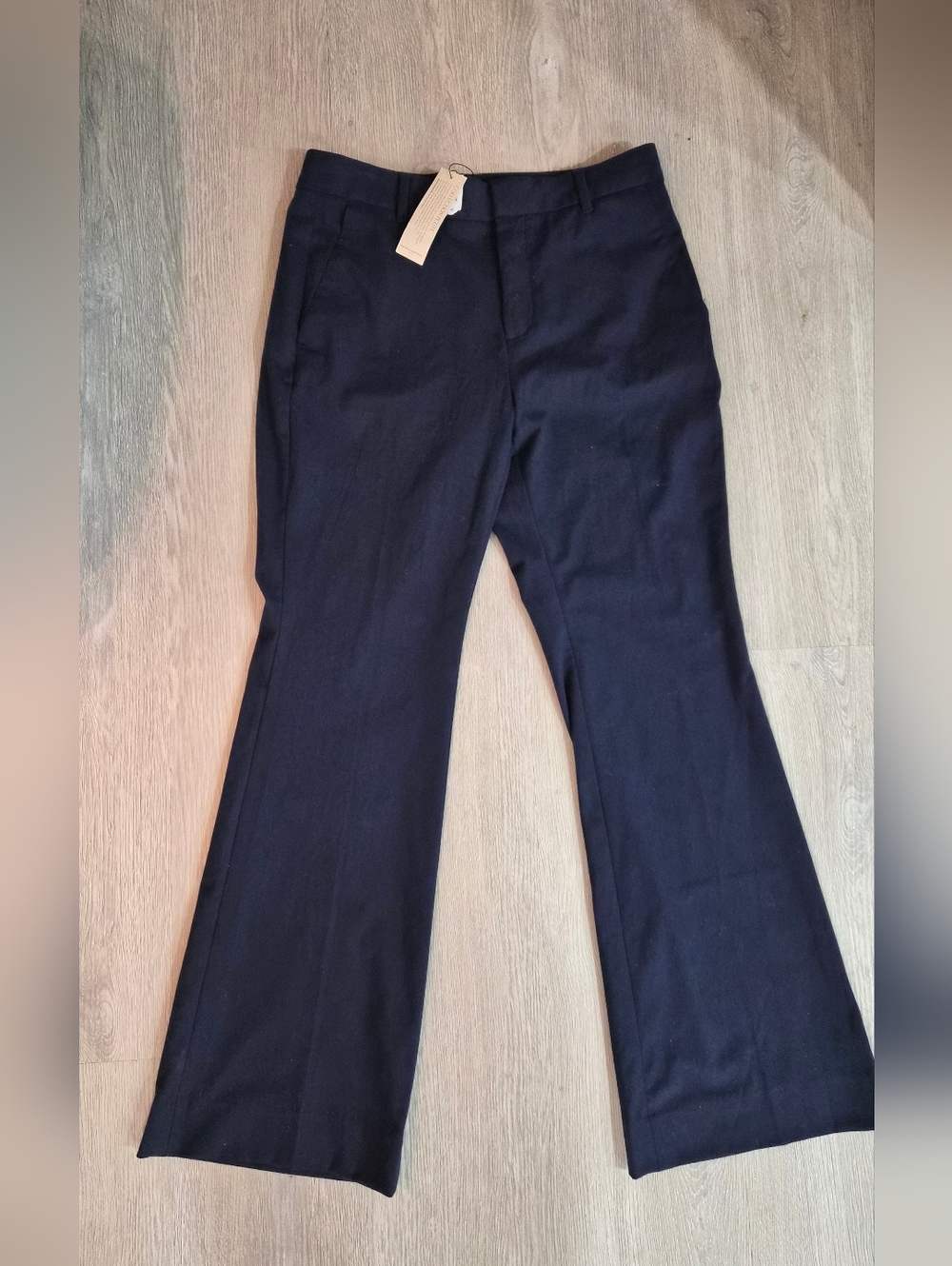 Banana Republic Navy Bootcut - Size 6 Petite Trousers - New With Tags